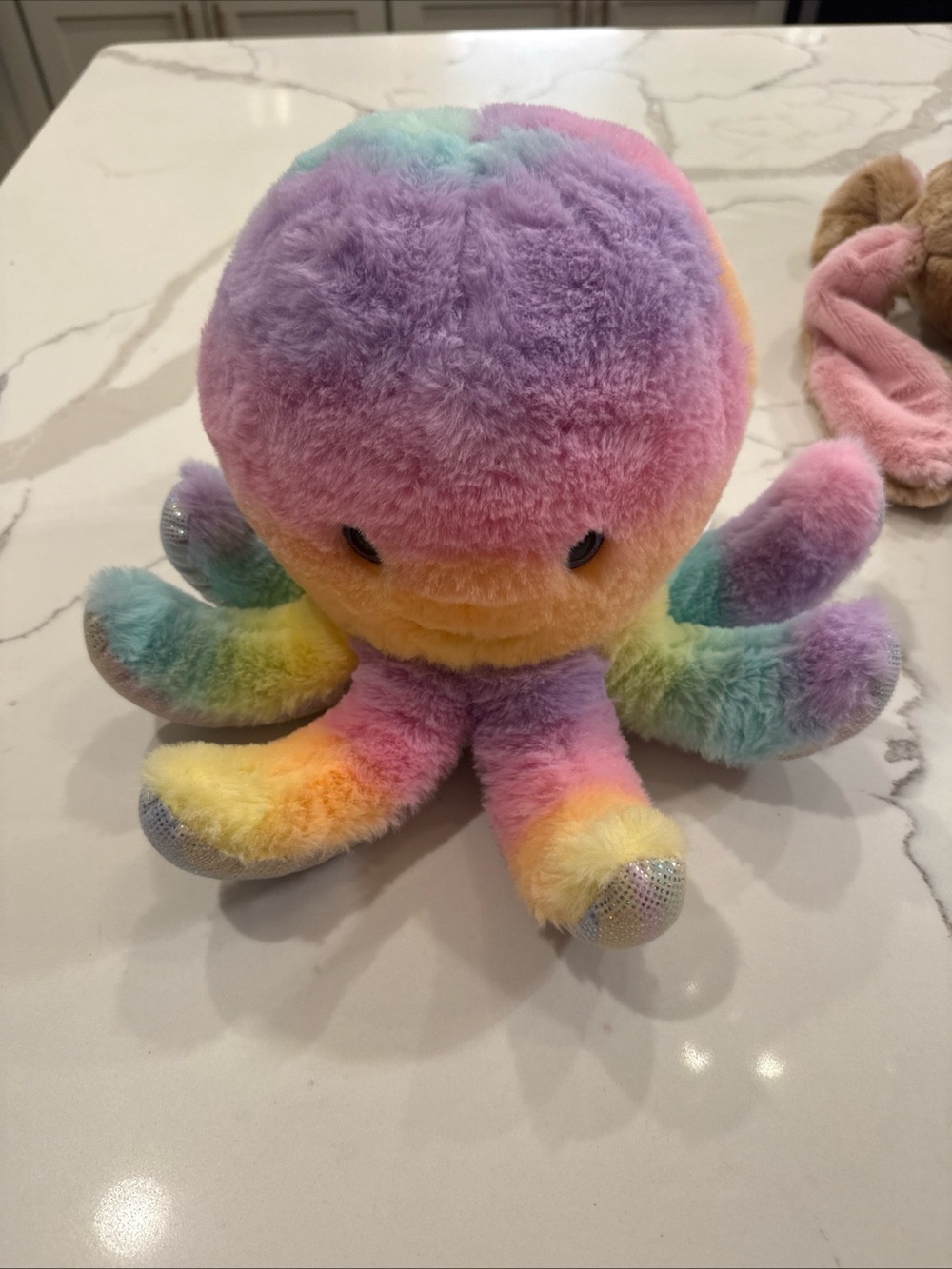 Rainbow Octopus Plush The Petting Zoo Ombrez Stuffed Animal Toy Kids Ocean Sea